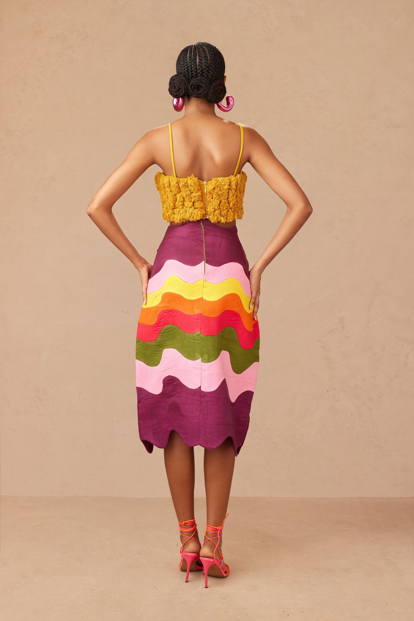 Hayet Midi-Skirt