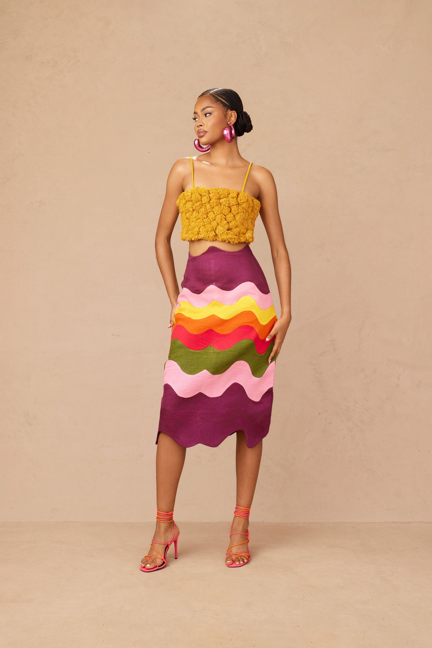Hayet Midi-Skirt