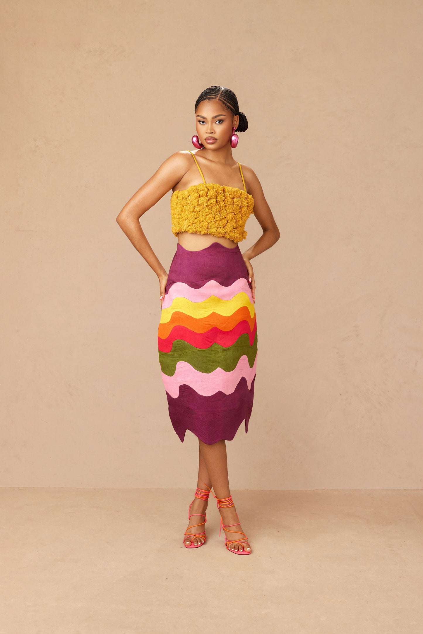 Hayet Midi-Skirt